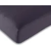 1 Acheté + 1 Offert / 2 Draps housse Prune 90 x 190 cm - Violet - 90 x 190 cm>Univers Décor