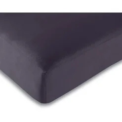 1 Acheté + 1 Offert / 2 Draps housse Prune 90 x 190 cm - Violet - 90 x 190 cm>Univers Décor