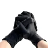 100 Gants Nitrile Noirs Non Poudrés Taille L (8/9) Résistants et Confortables Usage Alimentaire ou Professionnel ->D-Work Outlet
