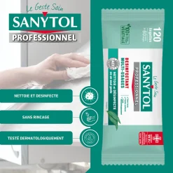 120 lingettes désinfectantes multi-usages eucalyptus 0,2L><noscript><img width=