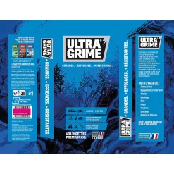 40 lingettes multi-usages premium XXL L.38 x l.25 cm>Ultragrime Best