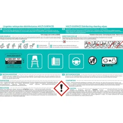 Starwax 50 lingettes nettoyantes désinfectantes* Produit Multi-Usages|Lingette