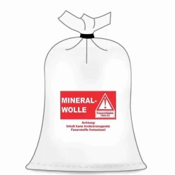 10 pièces de sacs KMF pour déchets de fibre minérale 140 x 220 cm>Boni-shop Outlet