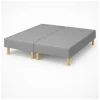 2 Sommiers Tapissiers Gris 70x200 (140x200) Fabrication Artisanale Française>By Sommiflex. Outlet