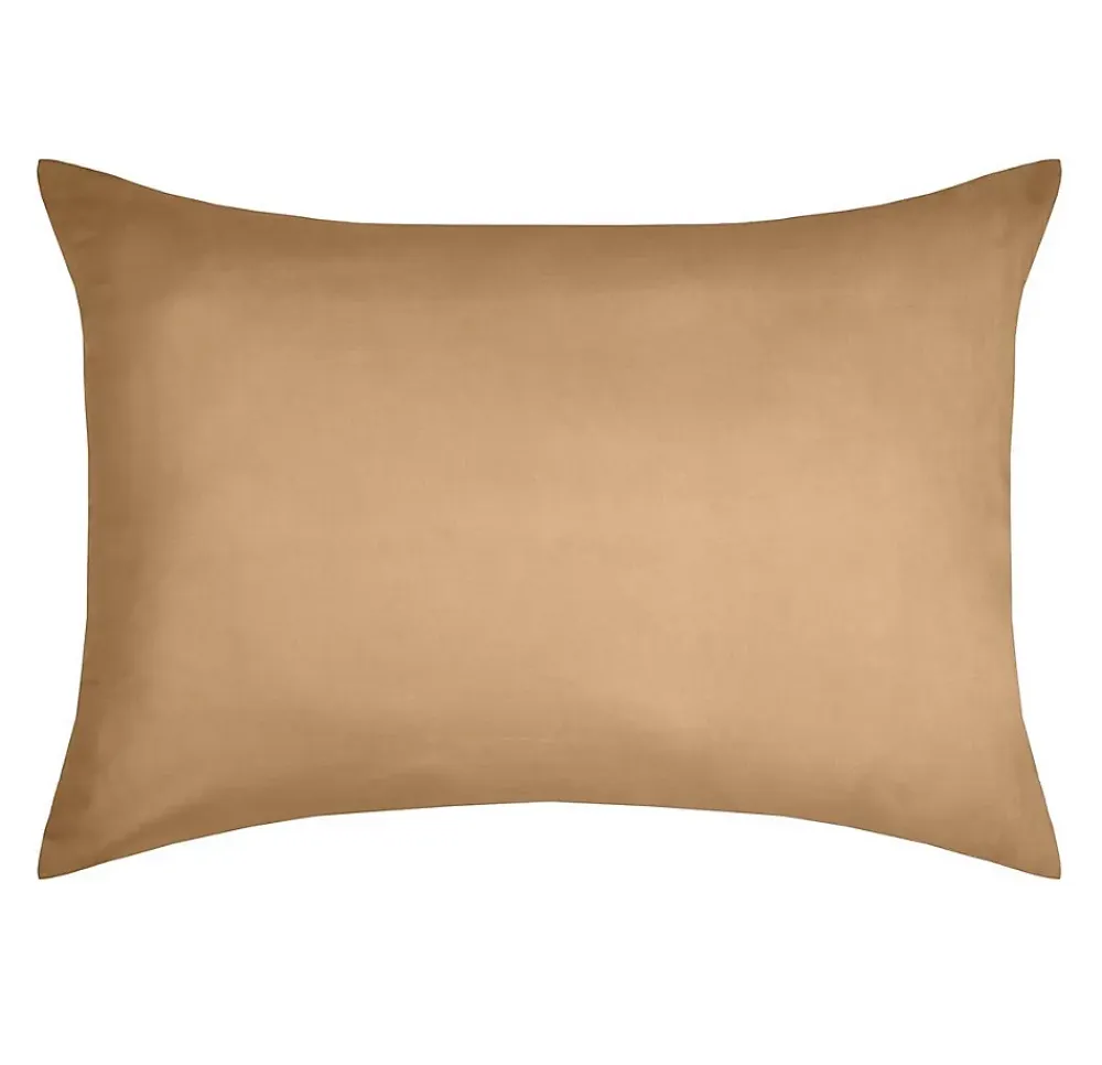 Eden 1 Taie d'39oreiller coton uni 50 x 70 cm s curry* Taie D'Oreiller