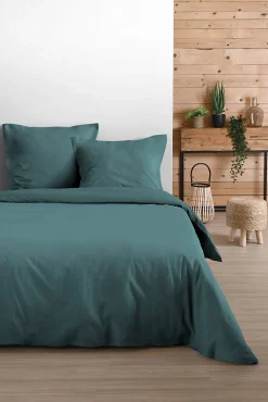 1 Taie d'39oreiller coton uni 50 x 70 cm s ivoire>Eden New