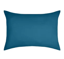 Eden 1 Taie d'39oreiller coton uni 50 x 70 cm s petrole* Taie D'Oreiller