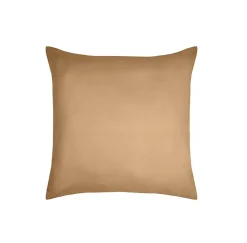1 Taie d'39oreiller coton uni 63 x 63 cm s curry>Eden New
