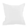 1 Taie d'39oreiller coton uni 65 x 65 cm Alice blanc>Eden Sale