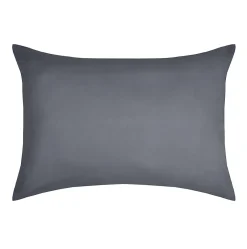 Eden 1 Taie d'39oreiller coton uni 50 x 70 cm s ardoise* Taie D'Oreiller