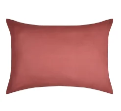 Eden 1 Taie d'39oreiller coton uni 50 x 70 cm s rouge* Taie D'Oreiller