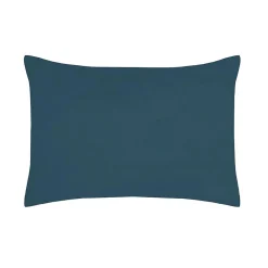 1 Taie d'39oreiller percale de coton uni Elysee>Eden Outlet
