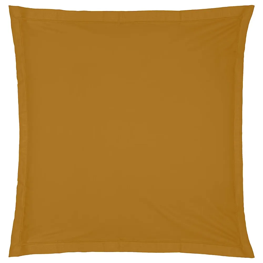 Eden 1 Taie d'39oreiller percale de coton uni 63 x 63 cm Harmonie mordore* Taie D'Oreiller