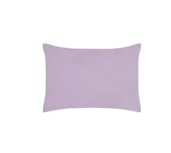 1 Taie d'39oreiller percale de coton uni Elysee>Eden Outlet