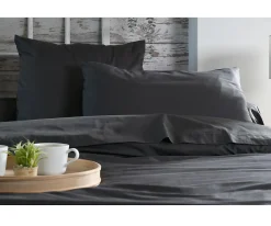 1 Taie d'39oreiller percale de coton uni Elysee>Eden Best