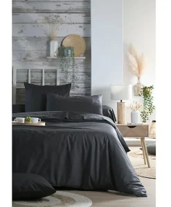 1 Taie d'39oreiller percale de coton uni Elysee><noscript><img width=