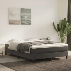 347809 Matelas de lit à ressorts ensachés Gris foncé 140x200 cm epaisseur 20 cm>Vidaxl