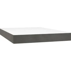 347809 Matelas de lit à ressorts ensachés Gris foncé 140x200 cm epaisseur 20 cm>Vidaxl