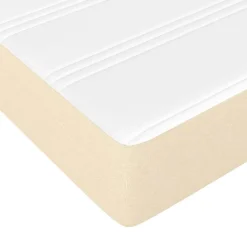 347799 Matelas de lit à ressorts ensachés Crème 140x200 cm epaisseur 20 cm Tissu><noscript><img width=