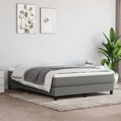 Vidaxl 347775 Matelas de lit à ressorts ensachés Gris foncé 140x190x20 cm* Matelas