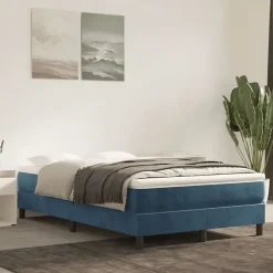 Vidaxl 347772 Matelas de lit à ressorts ensachés Bleu foncé 120x200x20 cm* Matelas