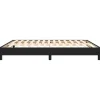 Vidaxl 3120712 Sommier à ressorts de lit Noir 180x200 cm Similicuir* Sommier