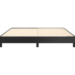Vidaxl 3120712 Sommier à ressorts de lit Noir 180x200 cm Similicuir* Sommier