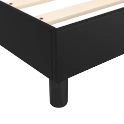 Vidaxl 3120712 Sommier à ressorts de lit Noir 180x200 cm Similicuir* Sommier