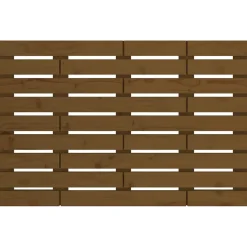 824746 Tête de lit murale Marron miel 81x3x63 cm Bois massif de pin><noscript><img width=