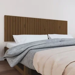 824831 Tête de lit murale Marron miel 204x3x60 cm Bois massif de pin>Vidaxl Discount
