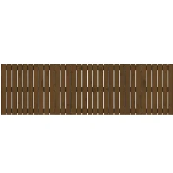 824831 Tête de lit murale Marron miel 204x3x60 cm Bois massif de pin><noscript><img width=