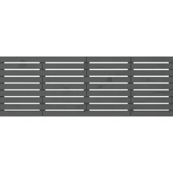 Vidaxl 824720 Tête de lit murale Gris 206x3x63 cm Bois massif de pin* Tête De Lit