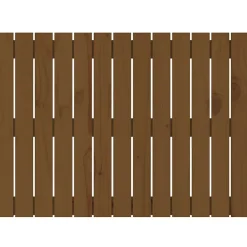 824856 Tête de lit murale Marron miel 82,5x3x60 cm Bois massif de pin><noscript><img width=