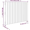 Vidaxl 824837 Tête de lit murale Noir 95,5x3x60 cm Bois massif de pin* Tête De Lit
