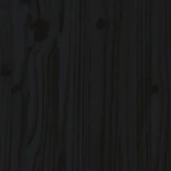 Vidaxl 824837 Tête de lit murale Noir 95,5x3x60 cm Bois massif de pin* Tête De Lit