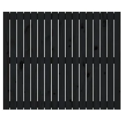 824877 Tête de lit murale Noir 108x3x90 cm Bois massif de pin><noscript><img width=