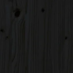 824877 Tête de lit murale Noir 108x3x90 cm Bois massif de pin><noscript><img width=