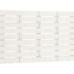 Vidaxl 824714 Tête de lit murale Blanc 106x3x63 cm Bois massif de pin* Tête De Lit