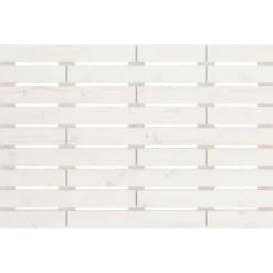 Vidaxl 824714 Tête de lit murale Blanc 106x3x63 cm Bois massif de pin* Tête De Lit
