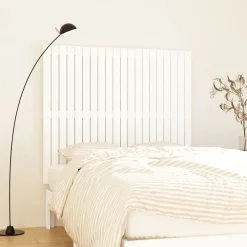 Vidaxl 824939 Tête de lit murale Blanc 127,5x3x110 cm Bois massif de pin* Tête De Lit