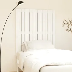 824934 Tête de lit murale Blanc 95,5x3x110 cm Bois massif de pin>Vidaxl New