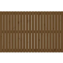 Vidaxl 824921 Tête de lit murale Marron miel 140x3x90 cm Bois massif de pin* Tête De Lit