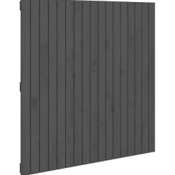 824925 Tête de lit murale Gris 108x3x110 cm Bois massif de pin>Vidaxl Online