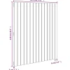 Vidaxl 824936 Tête de lit murale Marron miel 95,5x3x110 cm Bois massif de pin* Tête De Lit