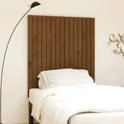 Vidaxl 824936 Tête de lit murale Marron miel 95,5x3x110 cm Bois massif de pin* Tête De Lit