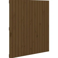 Vidaxl 824936 Tête de lit murale Marron miel 95,5x3x110 cm Bois massif de pin* Tête De Lit