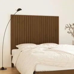 824946 Tête de lit murale Marron miel 146,5x3x110cm Bois massif de pin>Vidaxl Outlet