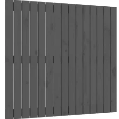 824885 Tête de lit murale Gris 95,5x3x90 cm Bois massif de pin>Vidaxl Sale
