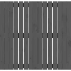 824885 Tête de lit murale Gris 95,5x3x90 cm Bois massif de pin><noscript><img width=