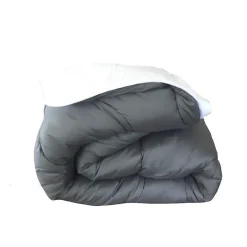 Abeil Couette Bicolore - 200 x 200 cm - Blanc et gris* Couette